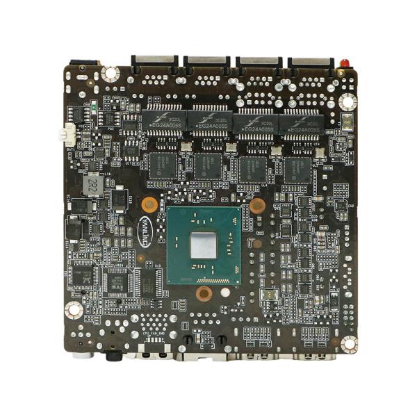 PCB 100 X 100mm Mini Motherboard 4 Lan Thin Client J3160 NUC Motherboard with 2hd port