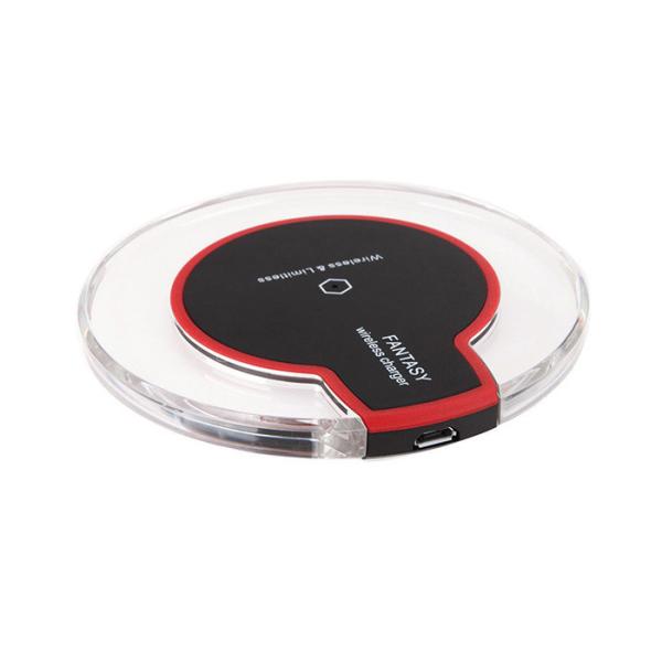 Plastic Material QI Wireless Power Bank / QI Wireless Portable Charger With LED Light