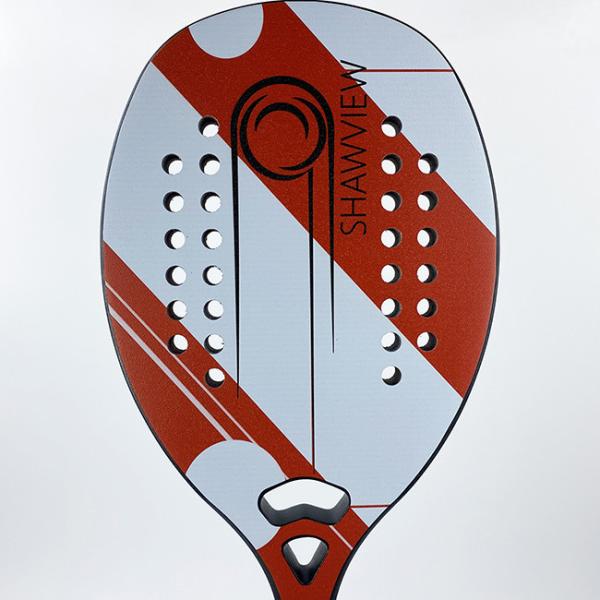 Customized Beach Tennis Racket Carbon Fiber Composite Soft Mid Balance