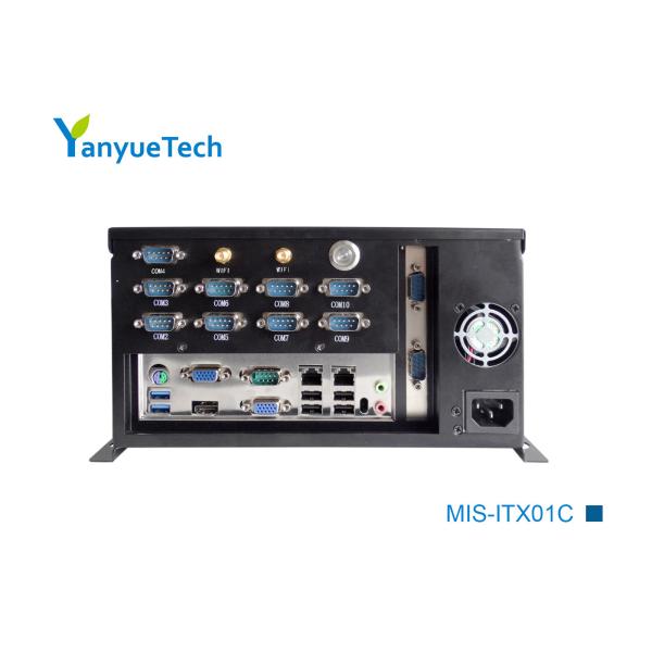 Embedded Industrial PC 1 PCI Or PCIE Extension I3 I5 I7 CPU Multiple Serial Ports