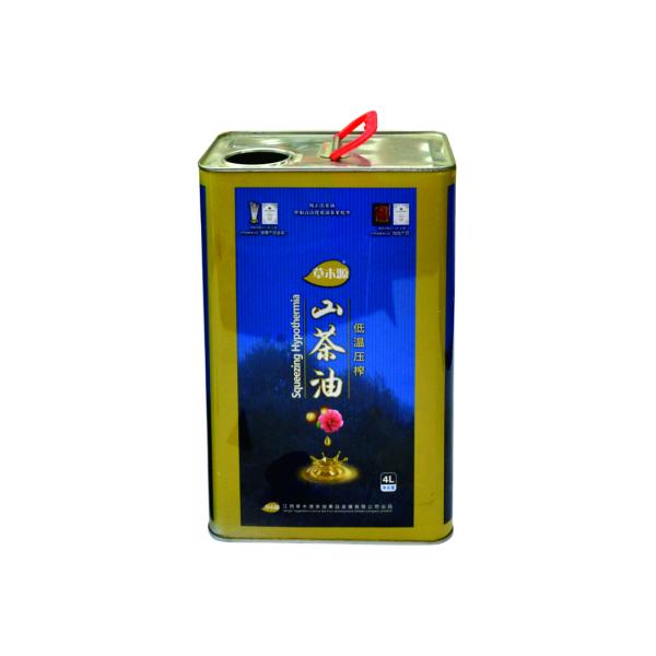DADI 4L Olive Oil Packaging Container in Food Grade Metal Tin Container for Industrial Food Oil Can