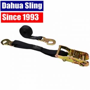  OEM Quick Release Polyester Dahua Sling Cargo Strapping With Snap Hook Manufactures