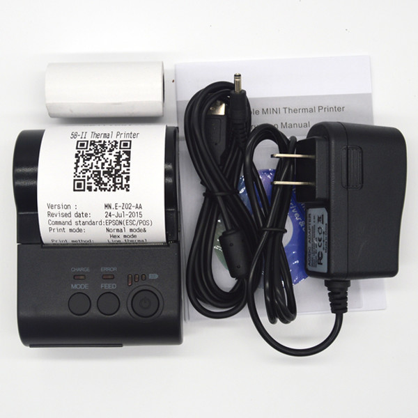 ODM RS232 Bluetooth Wireless Portable Printers 58mm Android For Mobile Phone