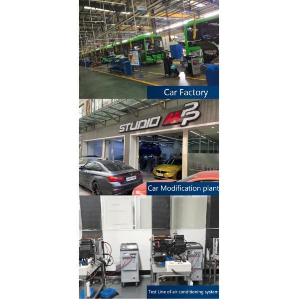 AC R134a R12 Air Conditioning Service Station Machine For Gas Recovery 15Micron