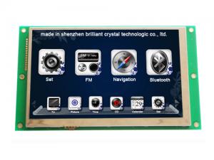  8 inch tft lcd panel support serial port with touch panel ,800x600 dots Manufactures