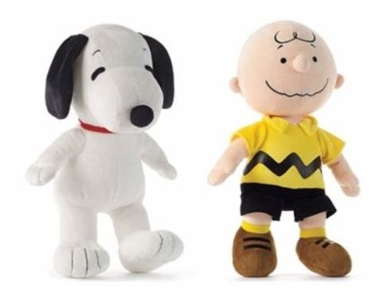Peanuts Snoopy and Chuck Plush Set Featuring Snoopy and Charlie Brown Dolls