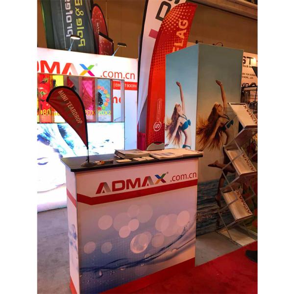 Aluminum SEG Counter pop up banner stands , pop up exhibition stands