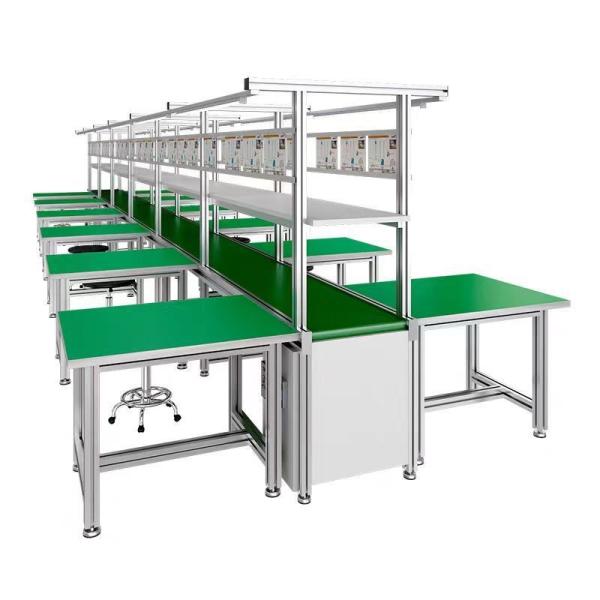 Production Line System Belt Conveyor Assembly Workbench Electronics Production Machinery