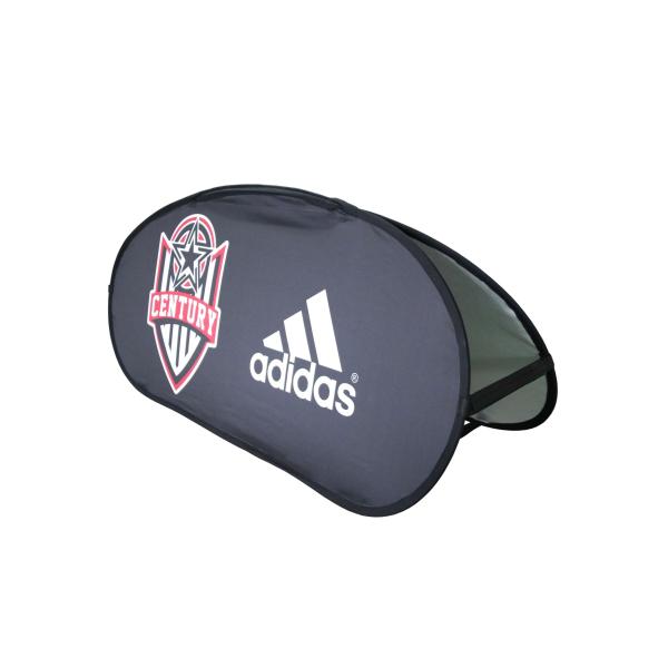 Horizontal Advertising Banner Stands Pop Out A Frame Structure Black Color