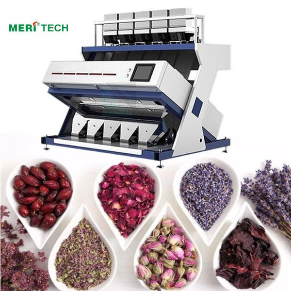 Meri Flower Tea Color Sorter Machine 5kw CE ISO9000 certificate