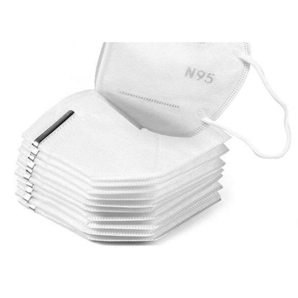 5 Ply Reusable N95 Face Mask , Adjustable N95 Particulate Respirator Mask