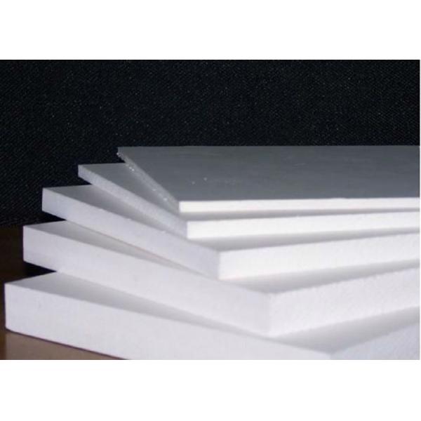 White Outdoor Rigid Recycled Foam Board 12mm Smooth Edge Celuka Process