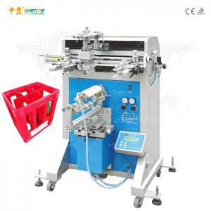 China CE 350x250mm Semi Auto Screen Printing Machine For Plastic Crate on sale