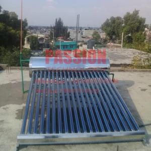 China Non Pressure Solar Water Heater 200L Vacuum Tube Solar Heater 5L Tank on sale