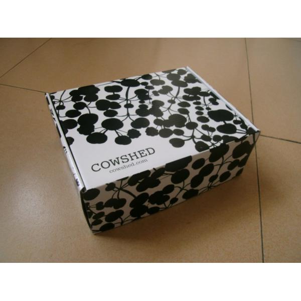 Custom made folding corrugated printed shipping boxes wholesale