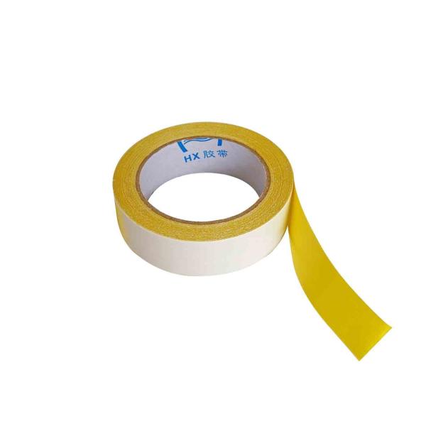 Yellow 2 Inches 30Y Double Sided Carpet Tape For Rugs , Mats , Pads , Runners