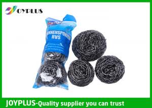  Duarable Kitchen Scrub Pads , Stainless Steel Pot Scrubbers Multi Functio Manufactures