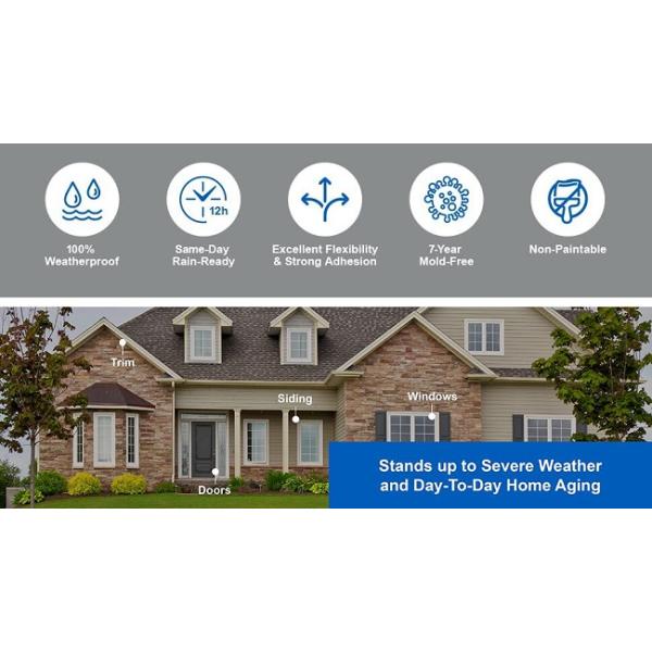 Paste Crack Wood Glue Anti Mildew Sealant 300ml C6H7NO2 CAS 7085-85-0