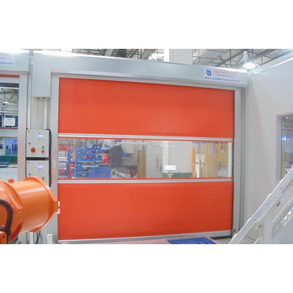 High Fabric Curtain High Speed Roll Up Door Insulated Garage Doors
