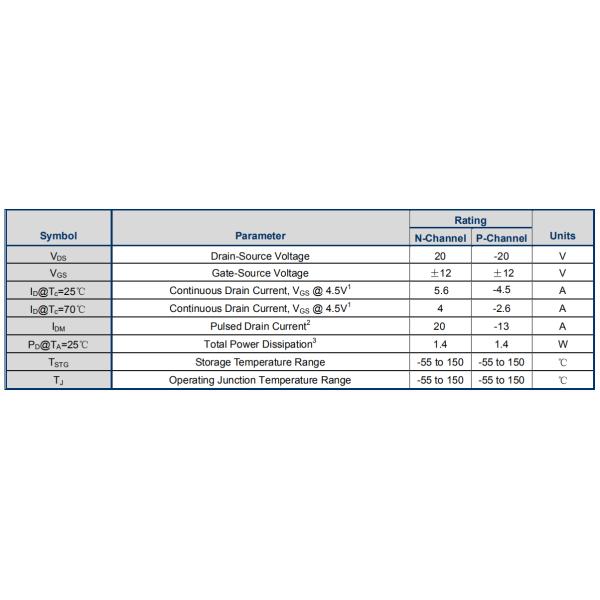 WST2078 Mosfet Power Transistor Surface Mount Type High Performance 