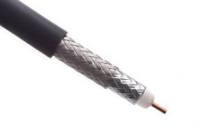 China Solid Bare Copper Conductor Rg11 U Coaxial Cable , Tri - Shielded Coaxial Cable on sale