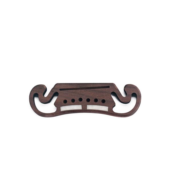 10.8MM String Spacing Acoustic Guitar Bridge Blank Rosewood Plate Easy To Install