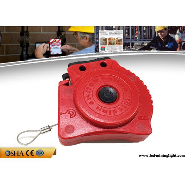 Automatic Retractable Cable Lockout  , Safety Lockout Locks With 1.8m Rope