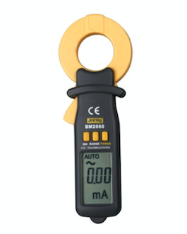 200mA Clamp Digital Multimeter , Earth Leakage Current Clamp Meter