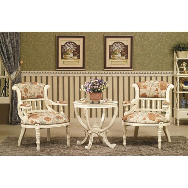 Italian Modern Classic Leisure Armchair Solid Wood Carved Elegant Princess Chair