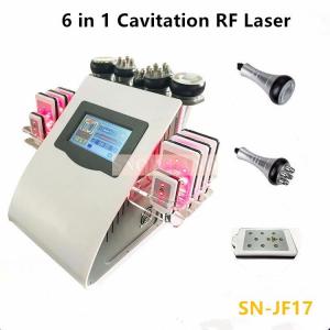  HOT 6 in 1 Vacuum Ultrasound Cavitation RF machine for beauty salon/ home use Manufactures