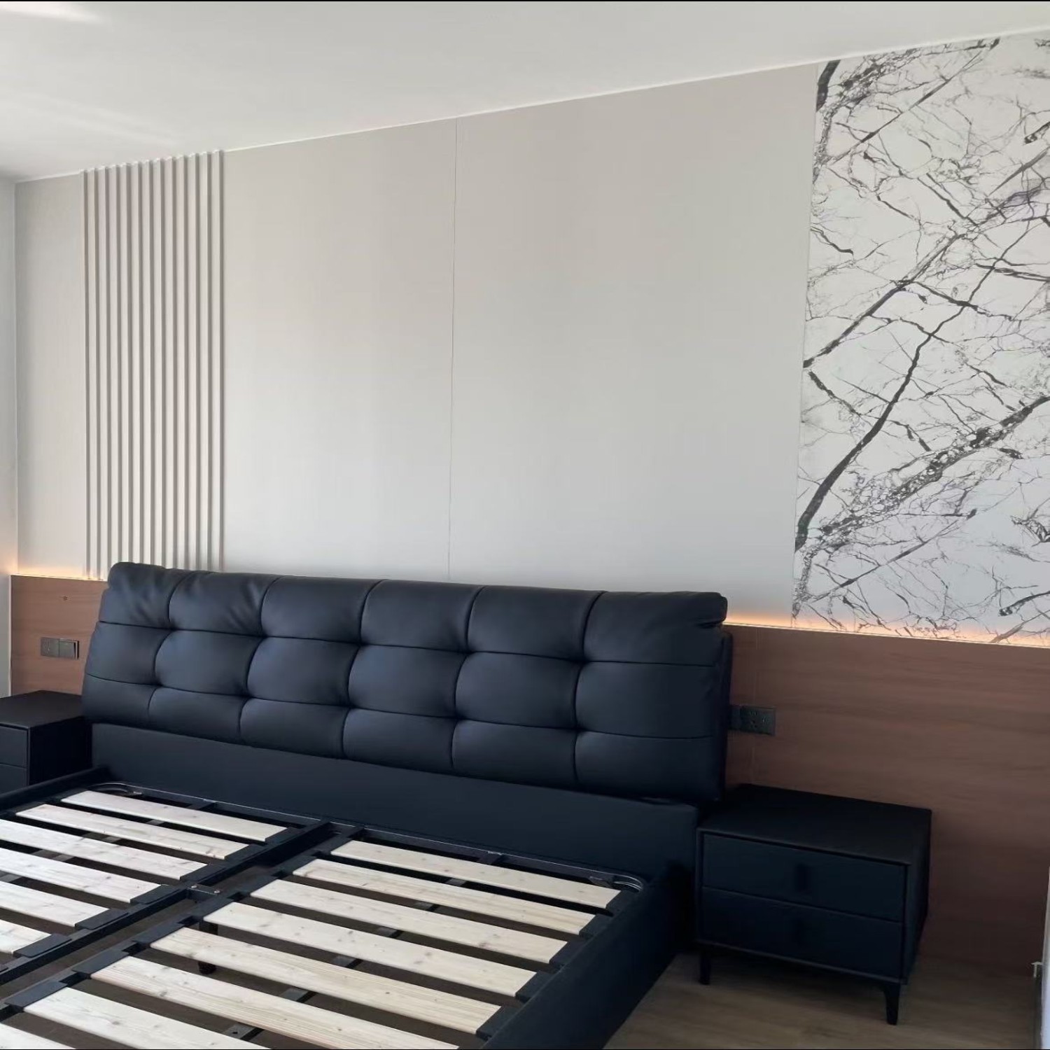 Modern Minimalist Wood‑Grain Whole‑House Custom Cabinetry 