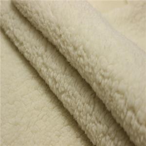  velvet fabric faux sherpa sheepskin anti pill fleece Manufactures