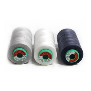  40/2 Spun Polyester Sewing Thread White Uv Resistant Sewing Thread Manufactures