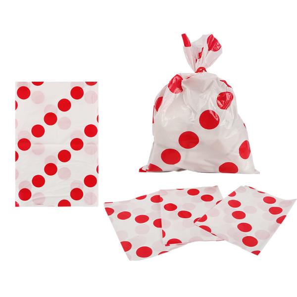 Thickness 0.03mm Custom Plastic Gift Bags Jumbo Xmas Christmas