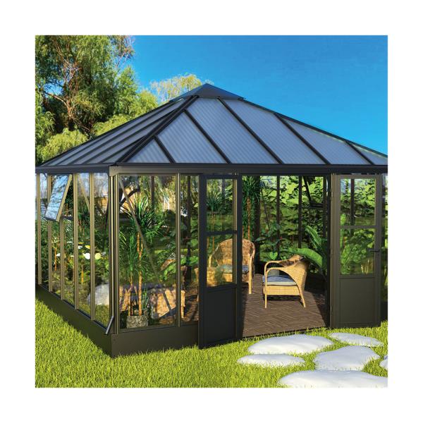 10m Large Aluminium Greenhouse 3.0mm Metal Frame Greenhouse