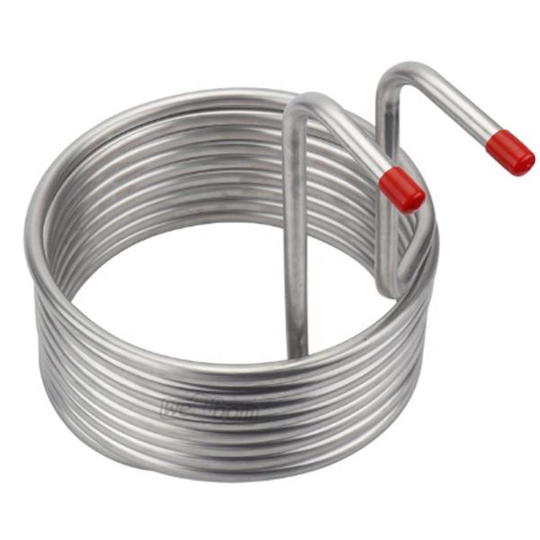 Heat Transfer Tube Double Coil 400Kw Air Conditioner Heat Exchanger