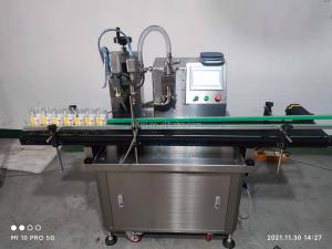 China Pneumatic Piston Type Viscous Liquid Filling Machine Peanut Butter Ointment Cream Honey Jar Filling Machine on sale