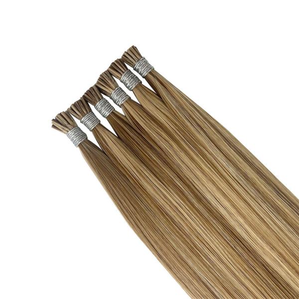 100% Human Hair Ombre Color I Tip Hair Extensions Double Drawn Ratio Pre-Bonded Type