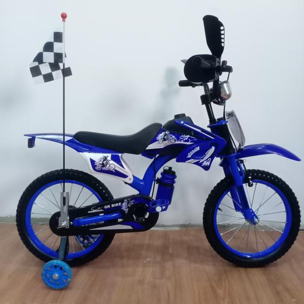 Kids Moto Bike With Removable Training Wheels / Children Bicycle With Comfortable Seat