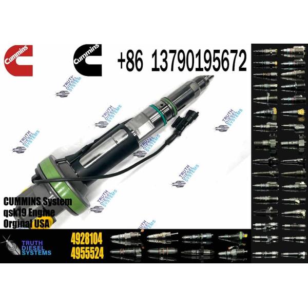 Ship Engine Parts Cummins QSK38 QSK50 CM850 4955258 4928104 4924588 Boat Fuel Injector Kit