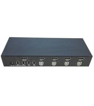 4 Port DC12V 3840x2160 Desktop KVM Switch SW2401DP DYLINK