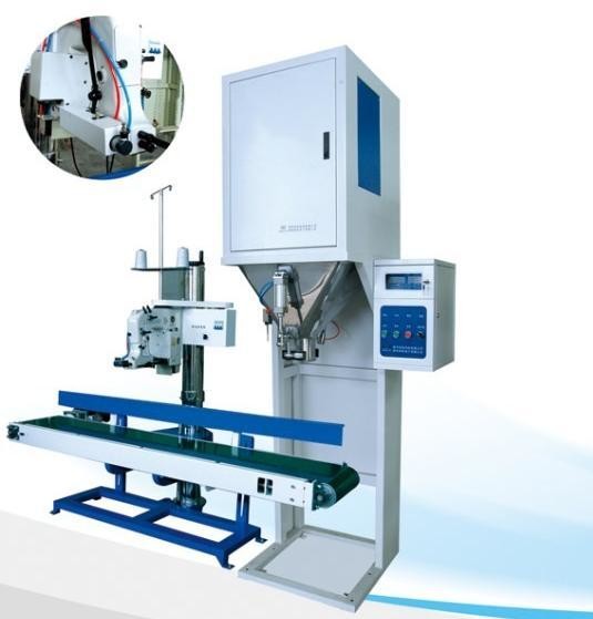 50kg Semi Auto Bagging Machines Mushroom Sawdust Wood Pellet Bagger