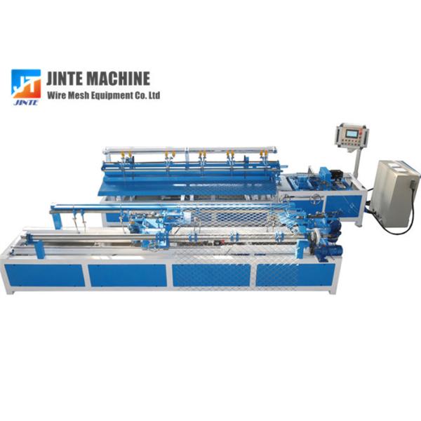 Cheap Automatic galvanized chain link fence machine price for India Market