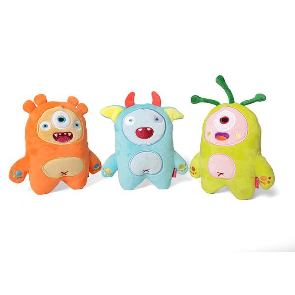 10x16cm Little Hairy Teeth Cleaning Chew Toys For Dogs  Small Animals Vary Plush