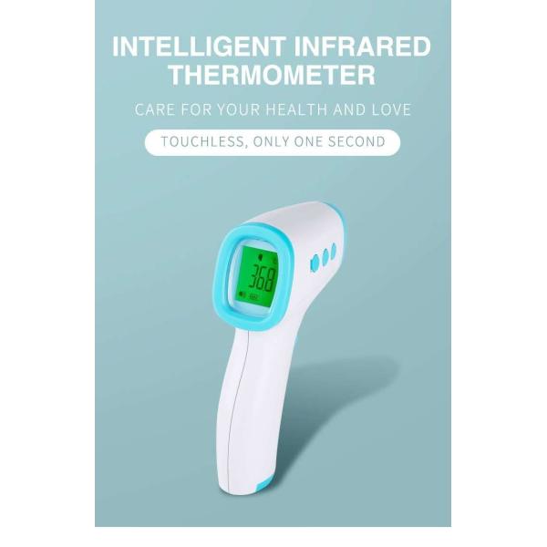 ABS Plastic Infrared Forehead Thermometer Non Contact With CE FCC Certification