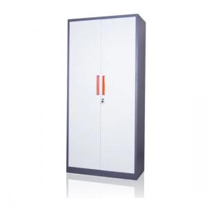  2 Swing Doors 4 Adjustable Shelves Metal Storage Cabinet For Office Manufactures