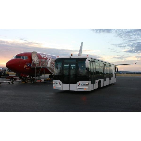 Long 200 Liter Airport Apron Bus With 190H52 Lead - Acid Battery