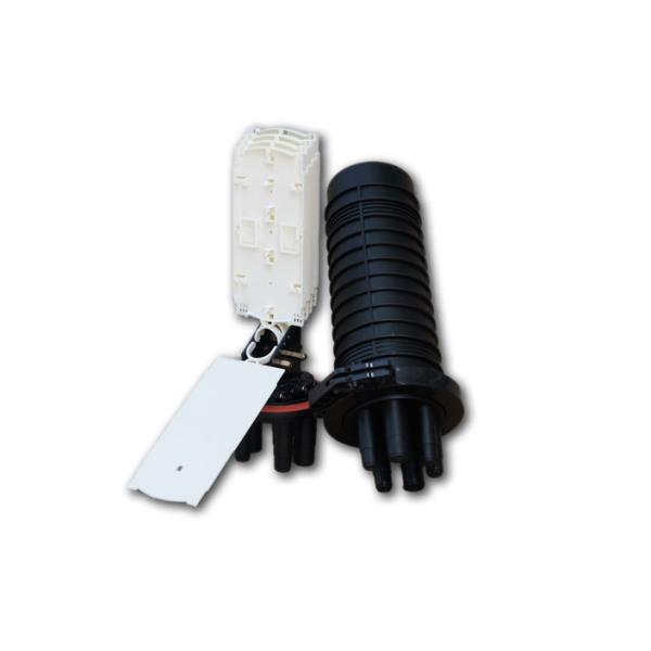 pole mounted Dome Fiber Optic Splice Closure 5 ports sealing for FTTH
