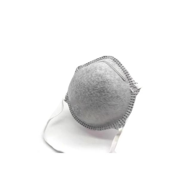 Cup Shape Activated Carbon Dust Mask Convenient Reduce Organic Odor