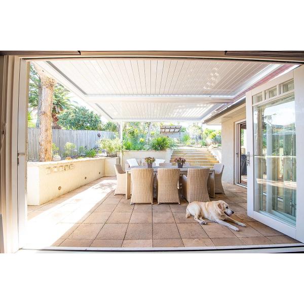 OEM Glass Roof Sunroom High Light Transmission Wind Resistance for Villa